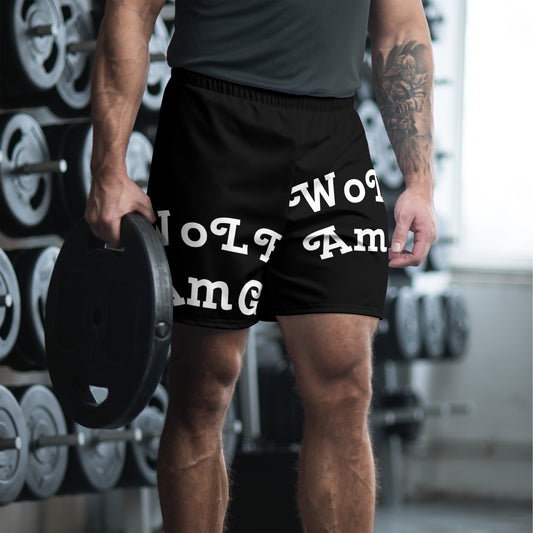 "WoLF AmG"  Athletic Shorts