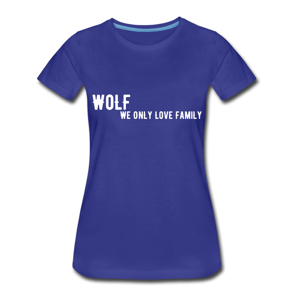 Women’s Premium "WoLF Breakdown" T-Shirt - royal blue