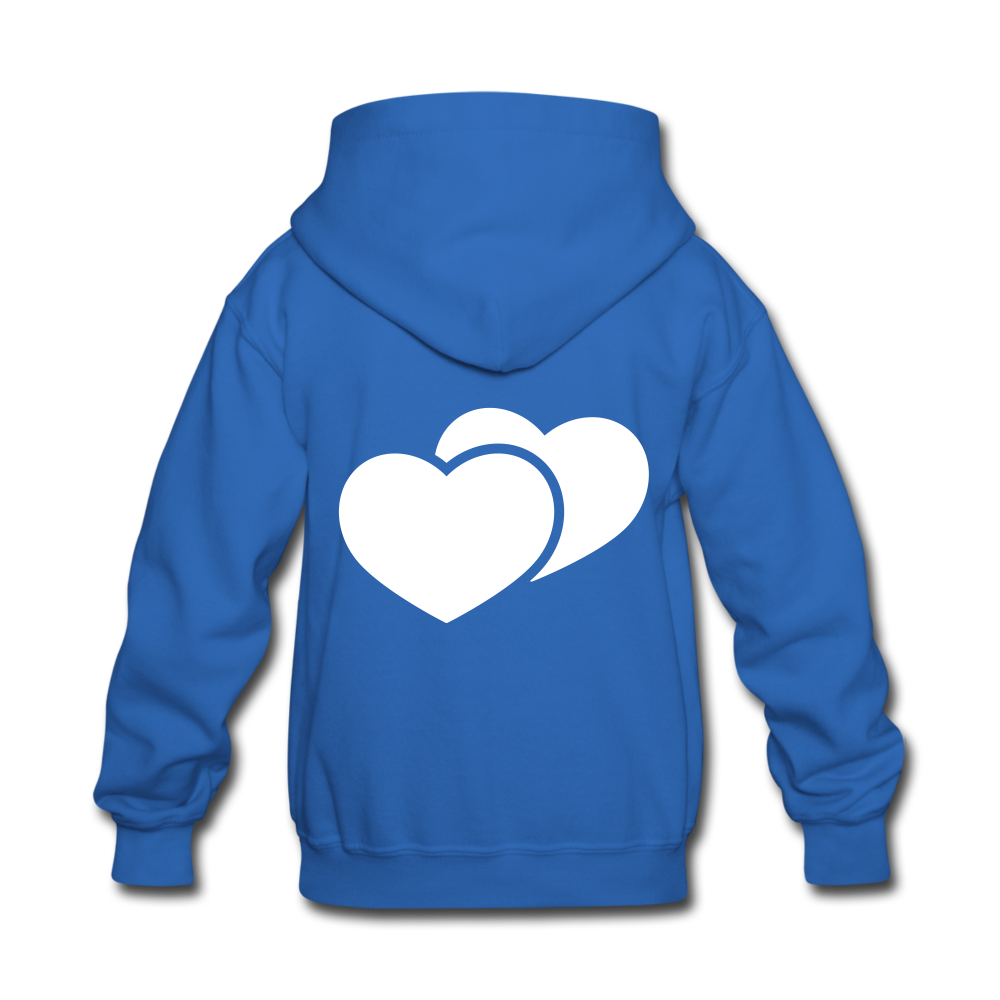 Kids' "WoLF line" hoodie - royal blue