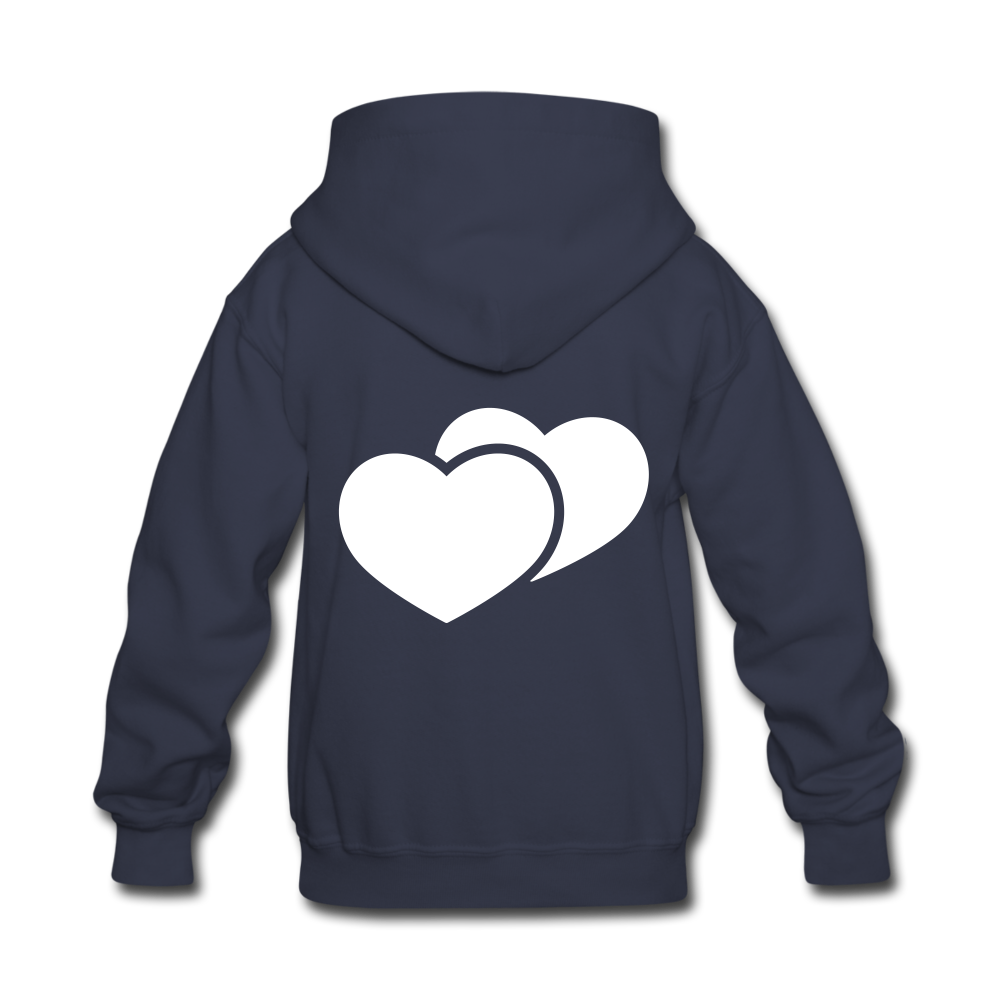 Kids' "WoLF line" hoodie - navy