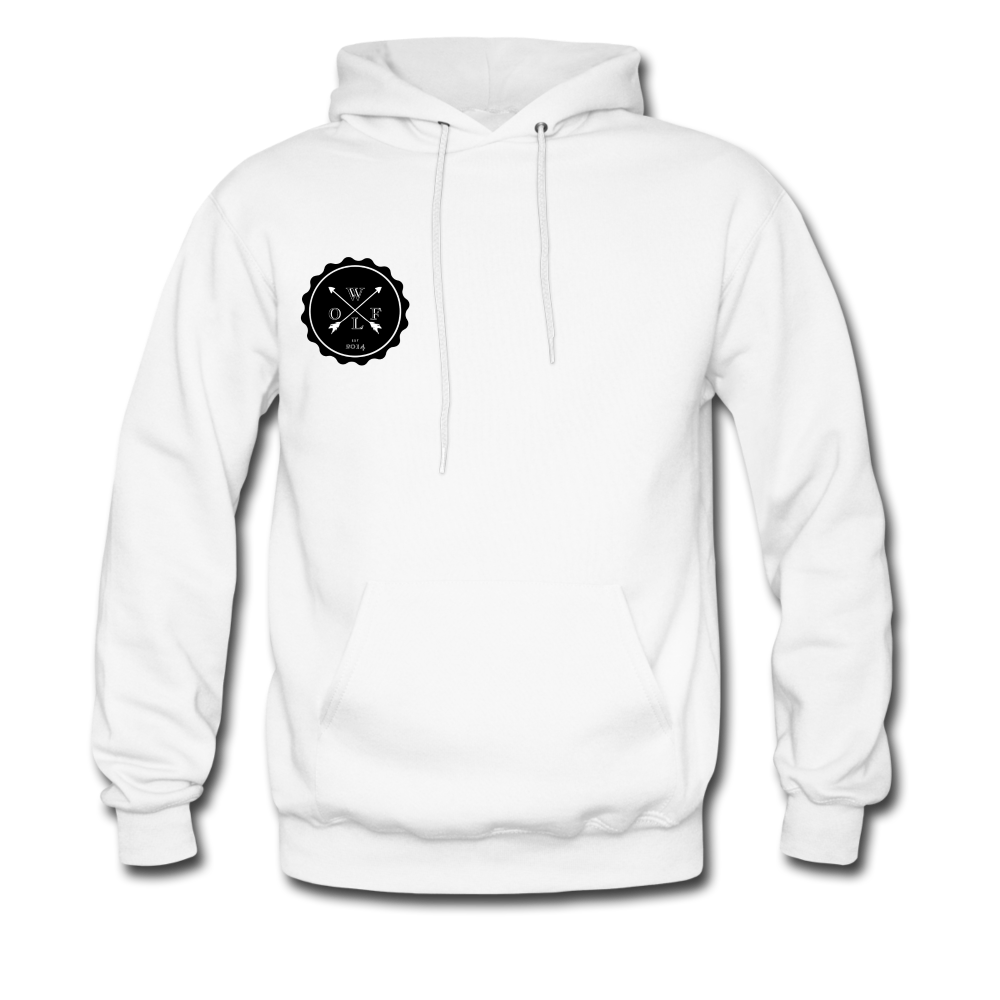 "WoLF LoGo hoodie" - white
