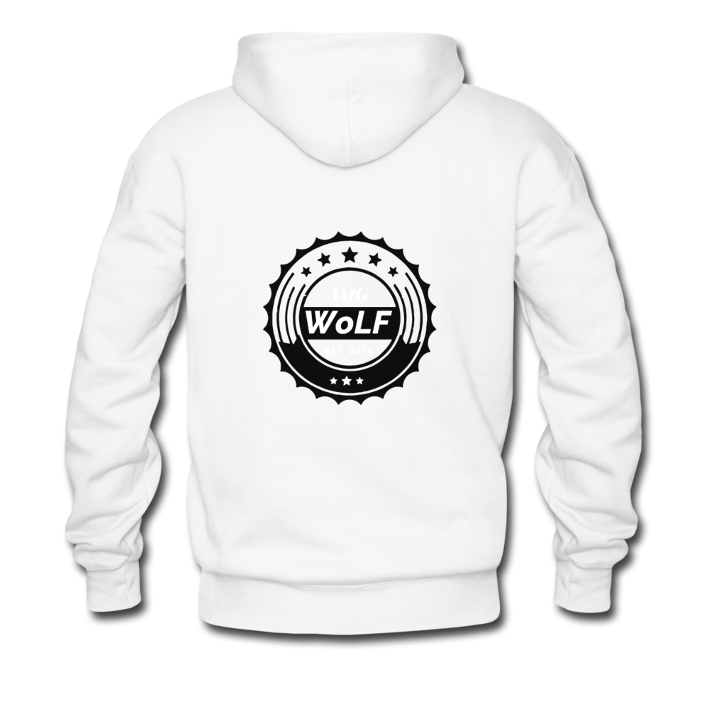 "WoLF LoGo hoodie" - white