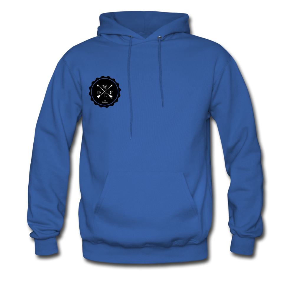 "WoLF LoGo hoodie" - royal blue