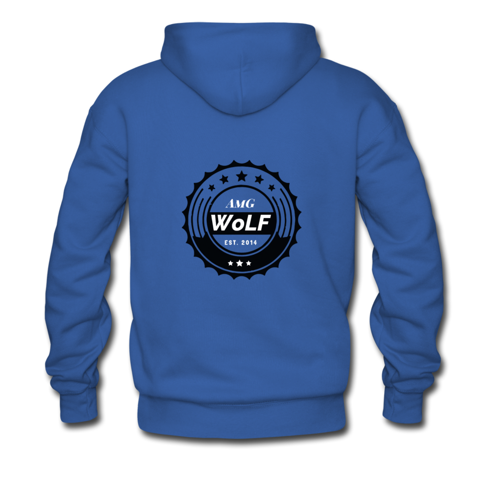 "WoLF LoGo hoodie" - royal blue