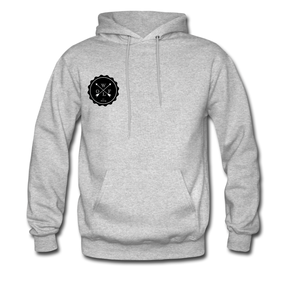 "WoLF LoGo hoodie" - heather gray