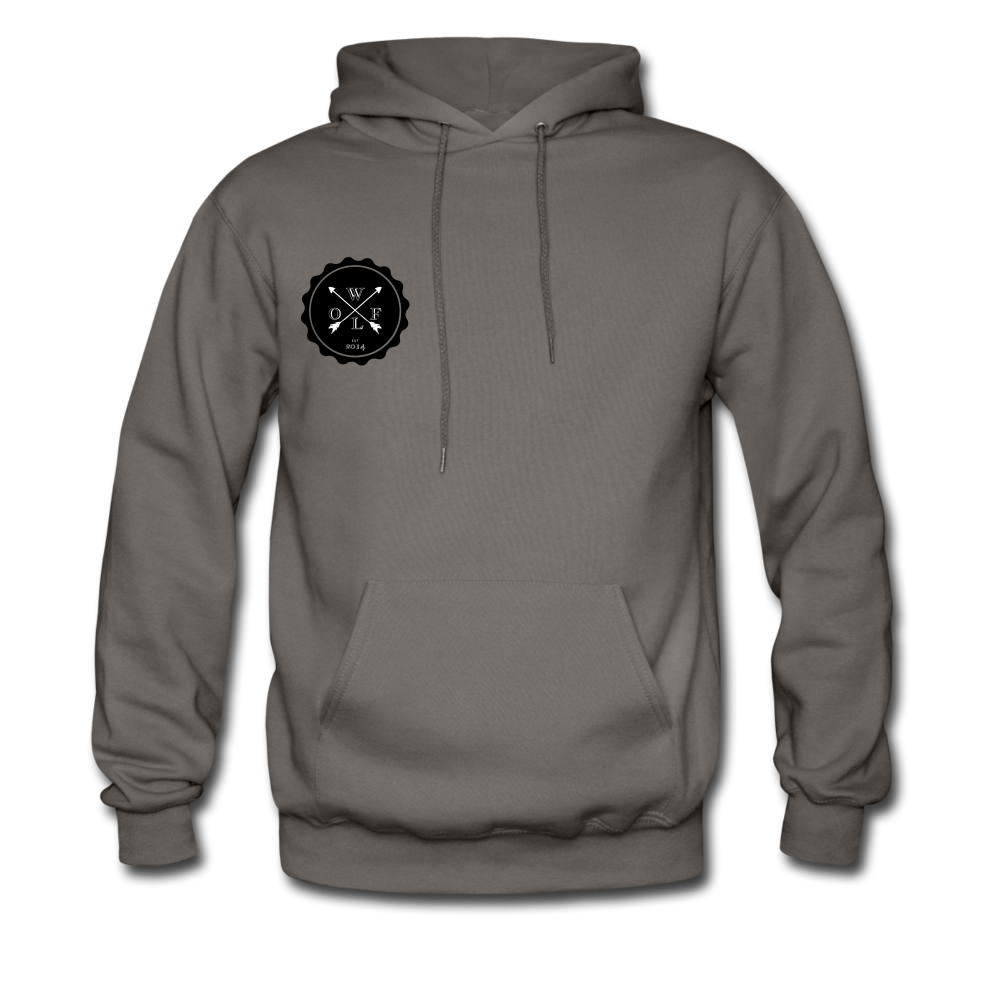 "WoLF LoGo hoodie" - asphalt gray