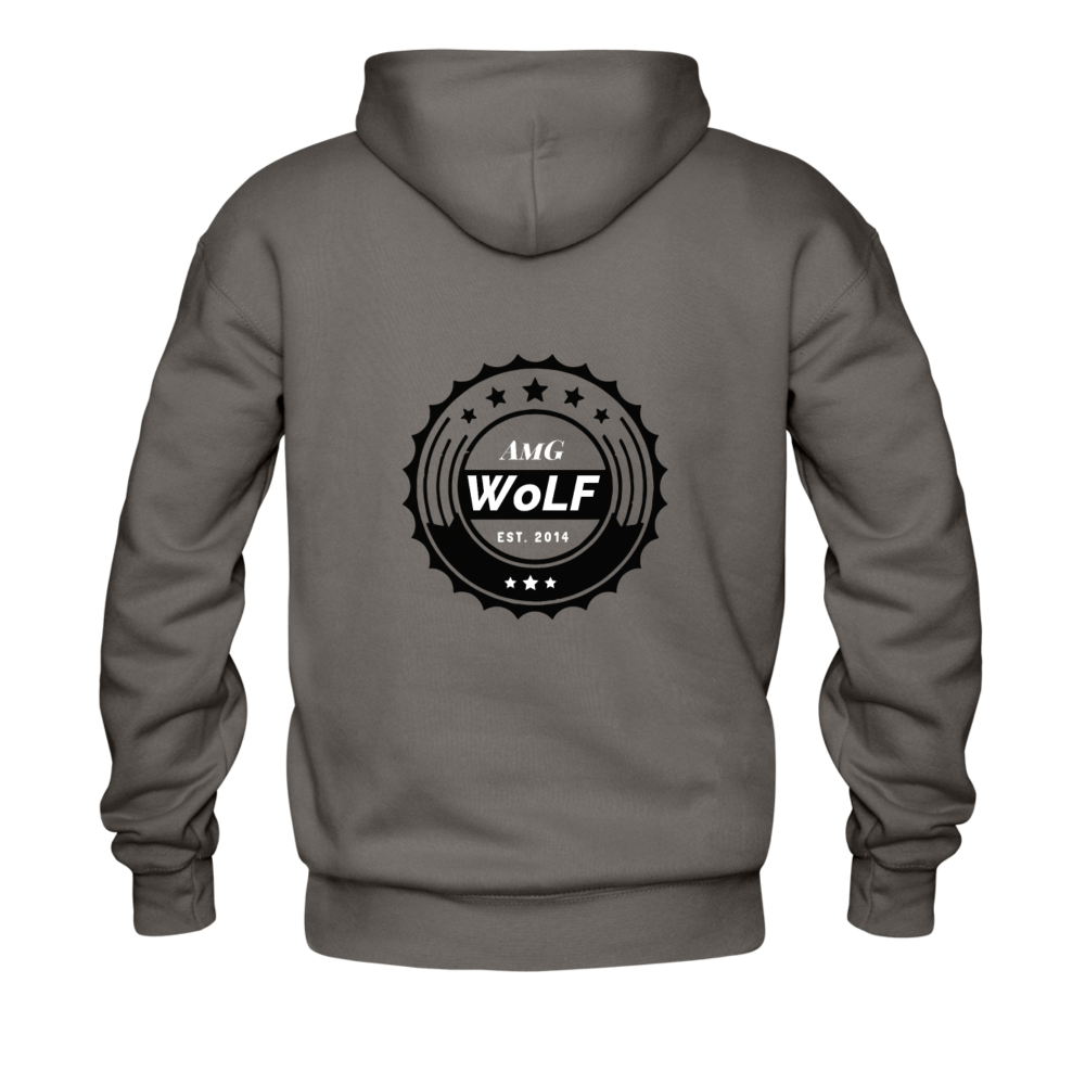 "WoLF LoGo hoodie" - asphalt gray