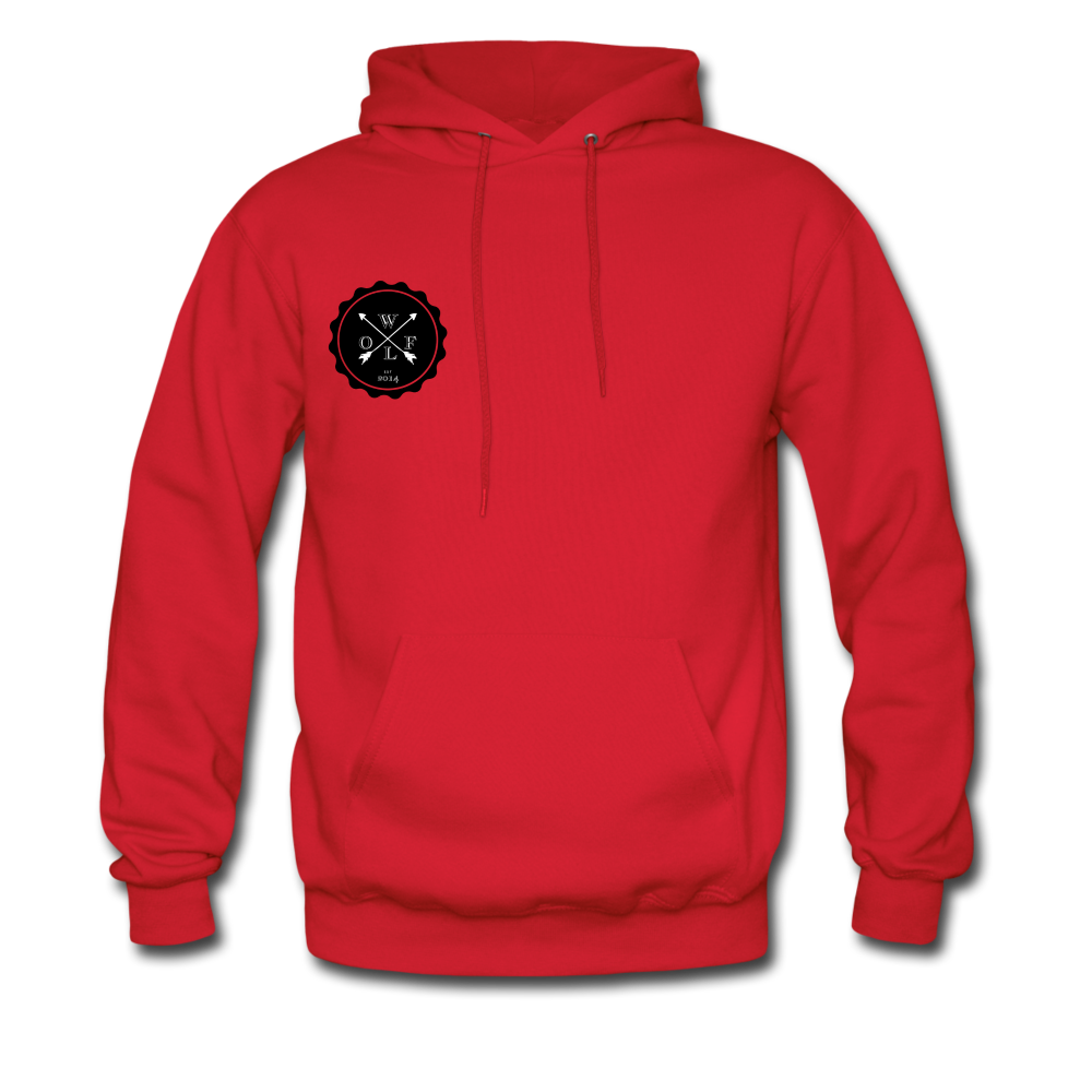 "WoLF LoGo hoodie" - red