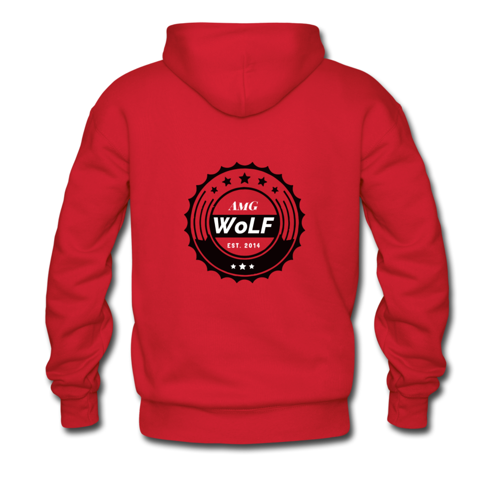 "WoLF LoGo hoodie" - red