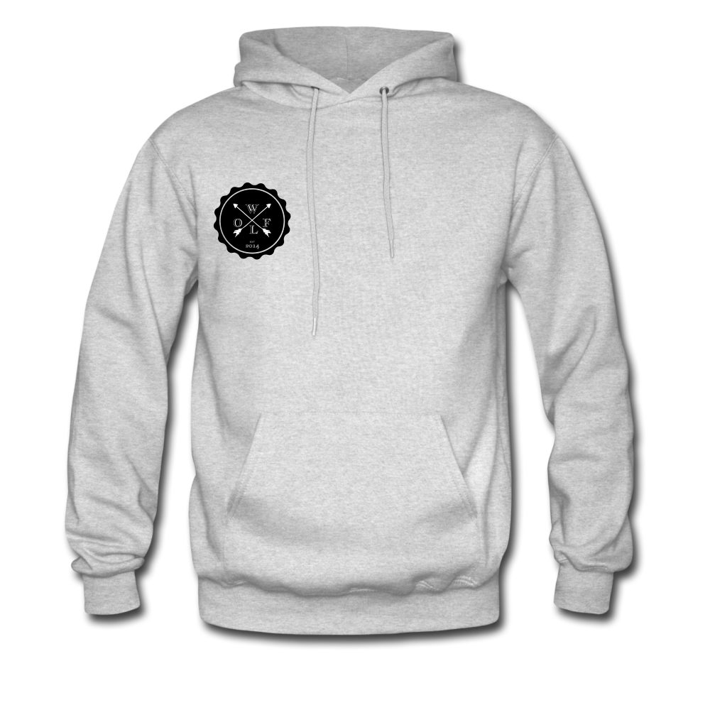 "WoLF LoGo hoodie" - ash
