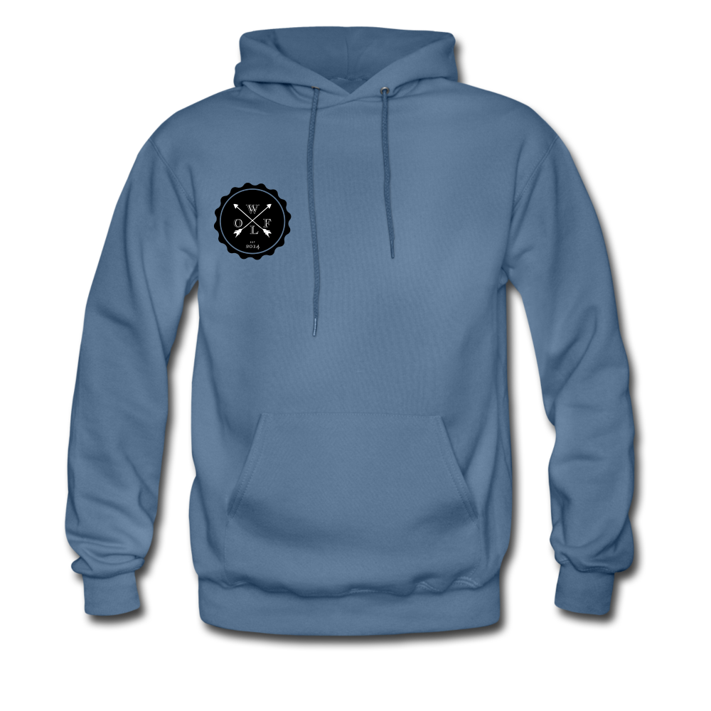 "WoLF LoGo hoodie" - denim blue