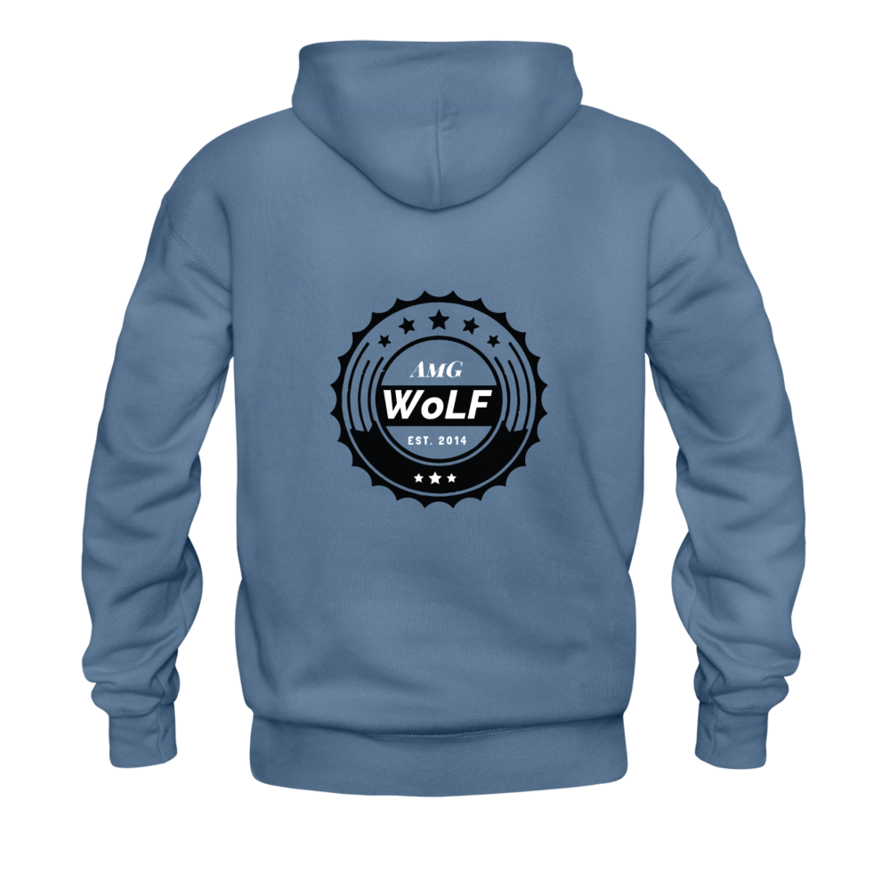 "WoLF LoGo hoodie" - denim blue