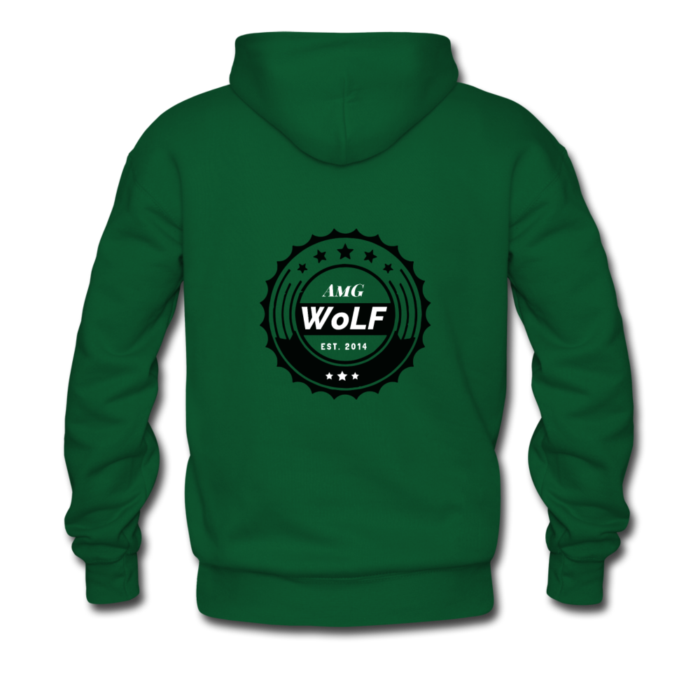 "WoLF LoGo hoodie" - forest green