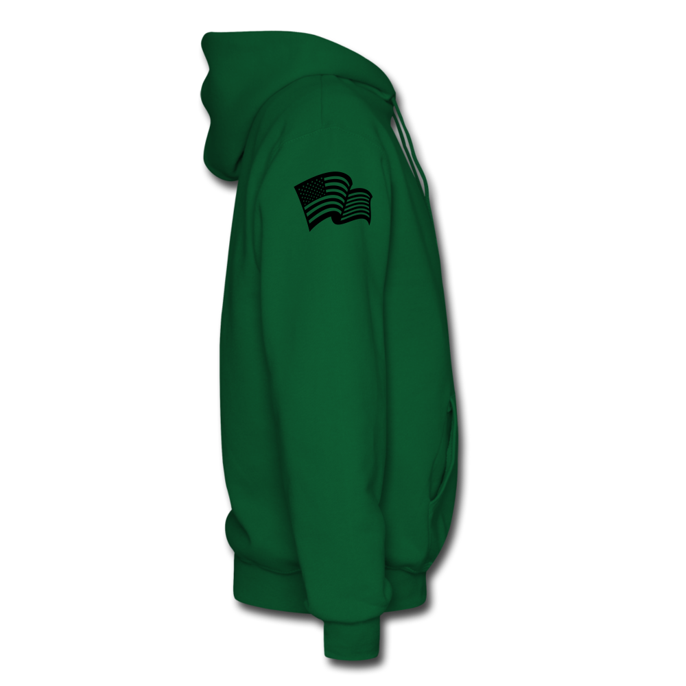 "WoLF LoGo hoodie" - forest green