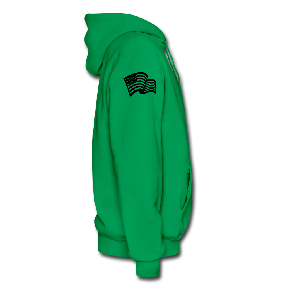 "WoLF LoGo hoodie" - kelly green