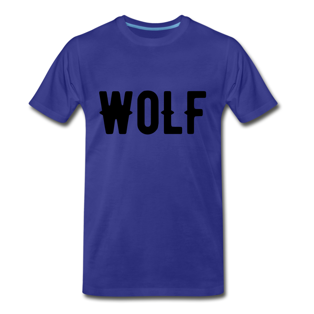 "Men's Premium WoLF T-Shirt" - royal blue