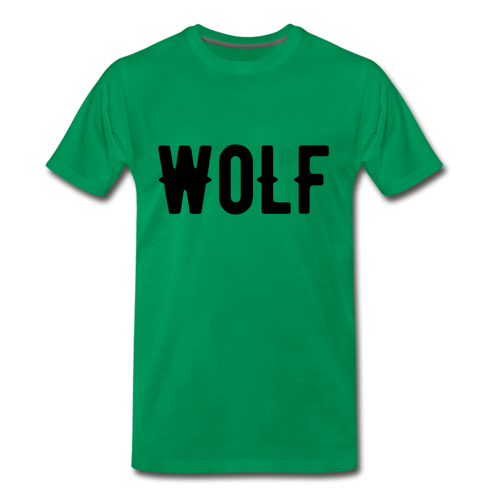 "Men's Premium WoLF T-Shirt" - kelly green