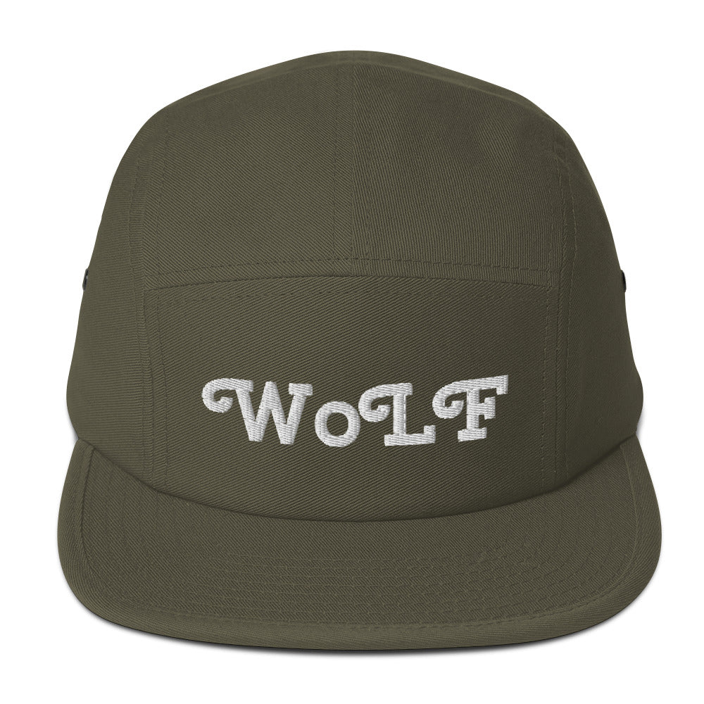 "Five Panel WoLF hat"