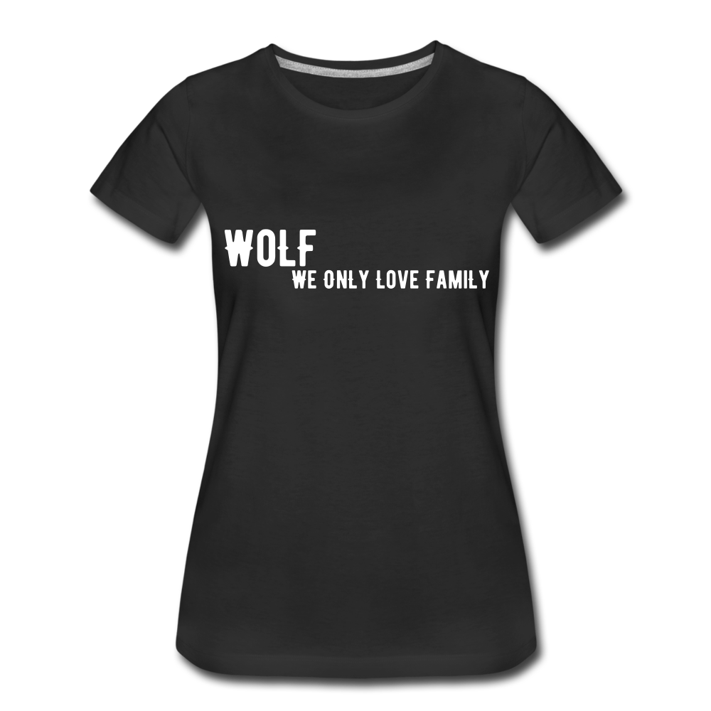 Women’s Premium "WoLF Breakdown" T-Shirt - black