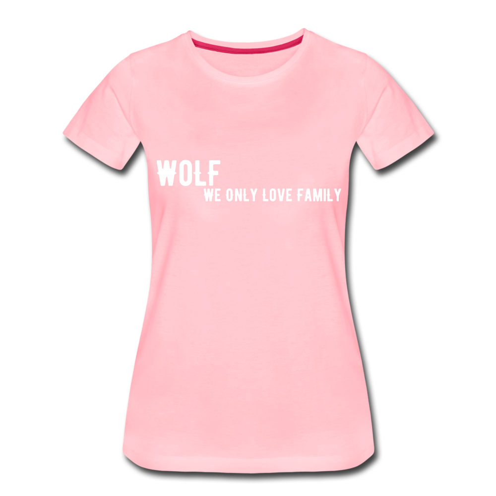 Women’s Premium "WoLF Breakdown" T-Shirt - pink