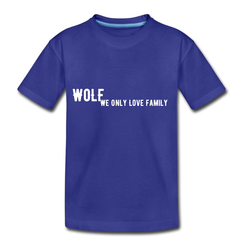 Kids' Premium"WoLF Breakdown" T-Shirt - royal blue