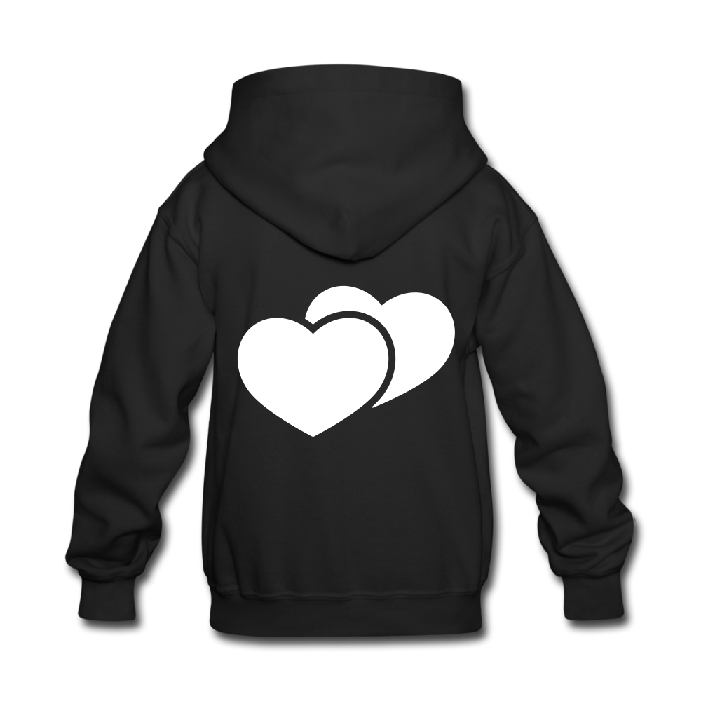 Kids' "WoLF line" hoodie - black