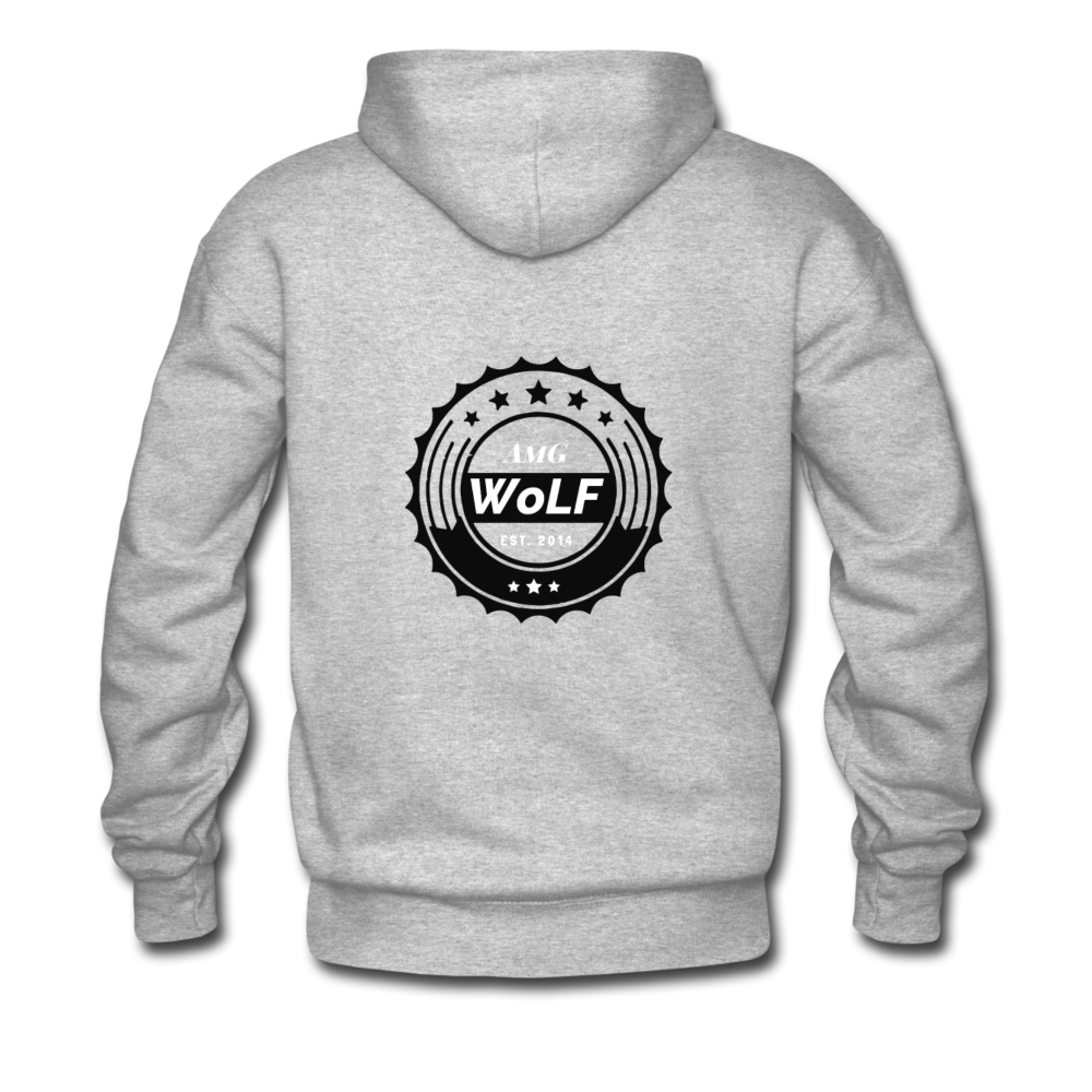"WoLF LoGo hoodie" - heather gray
