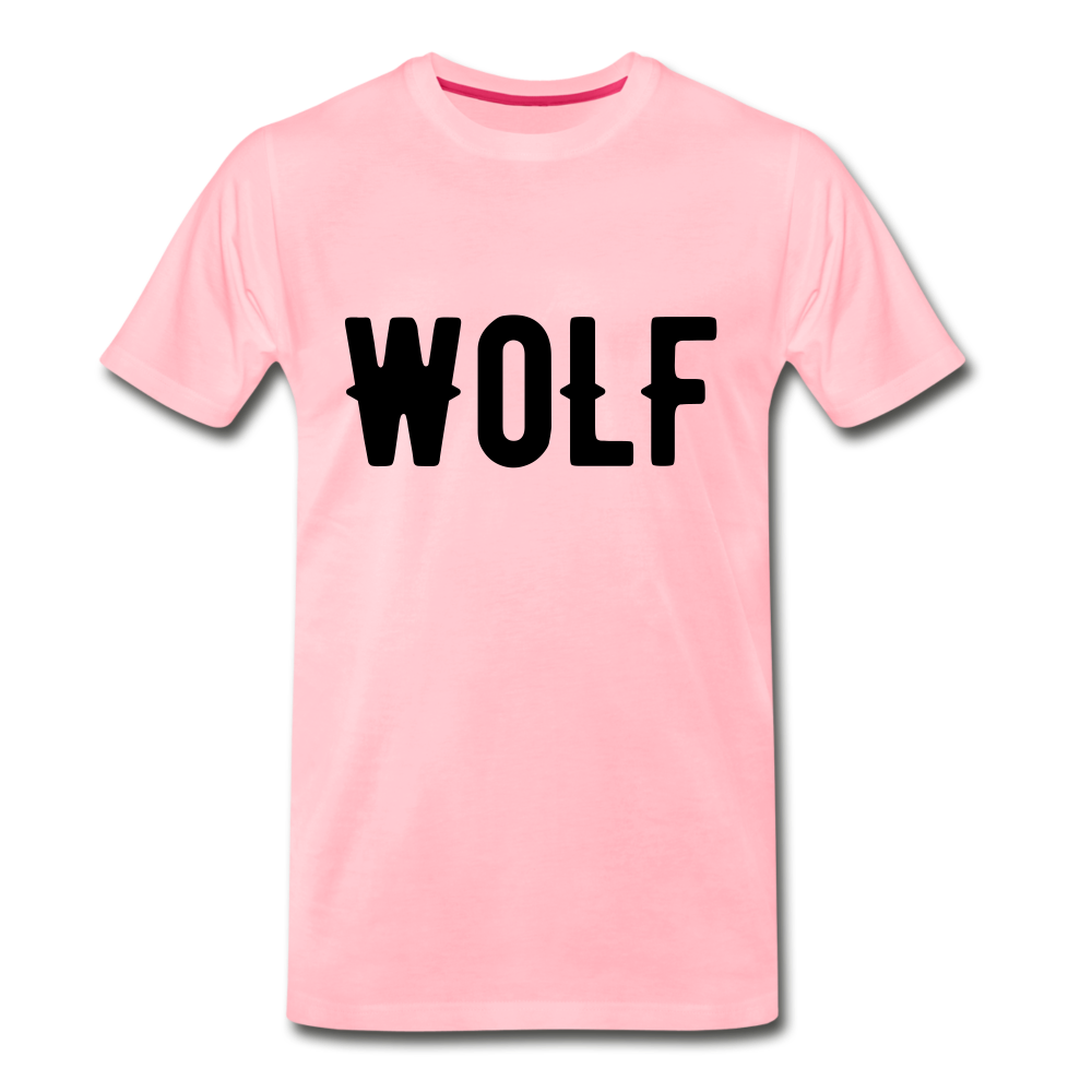 "Men's Premium WoLF T-Shirt" - pink
