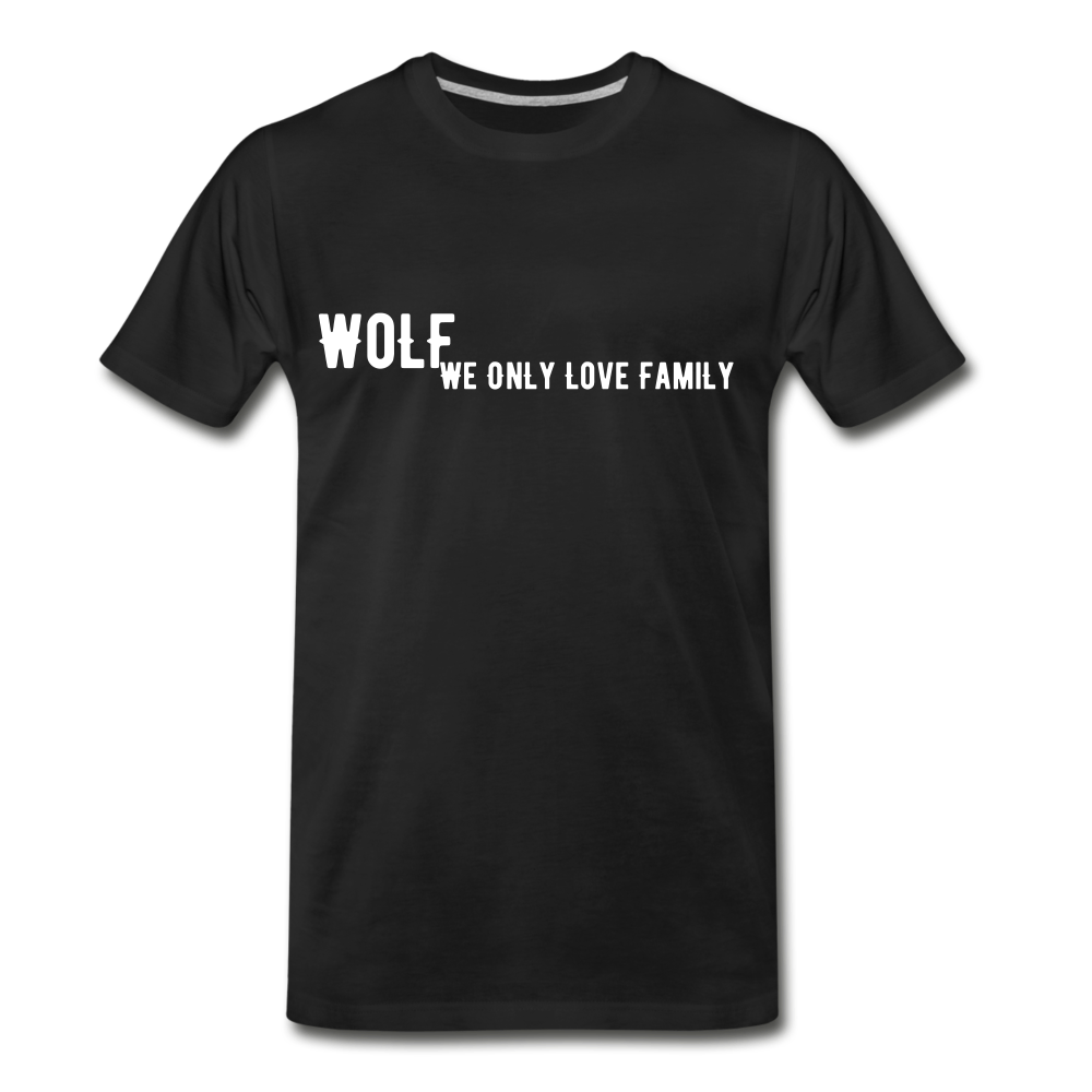 "Men's Premium WoLF Break Down T-Shirt" - black