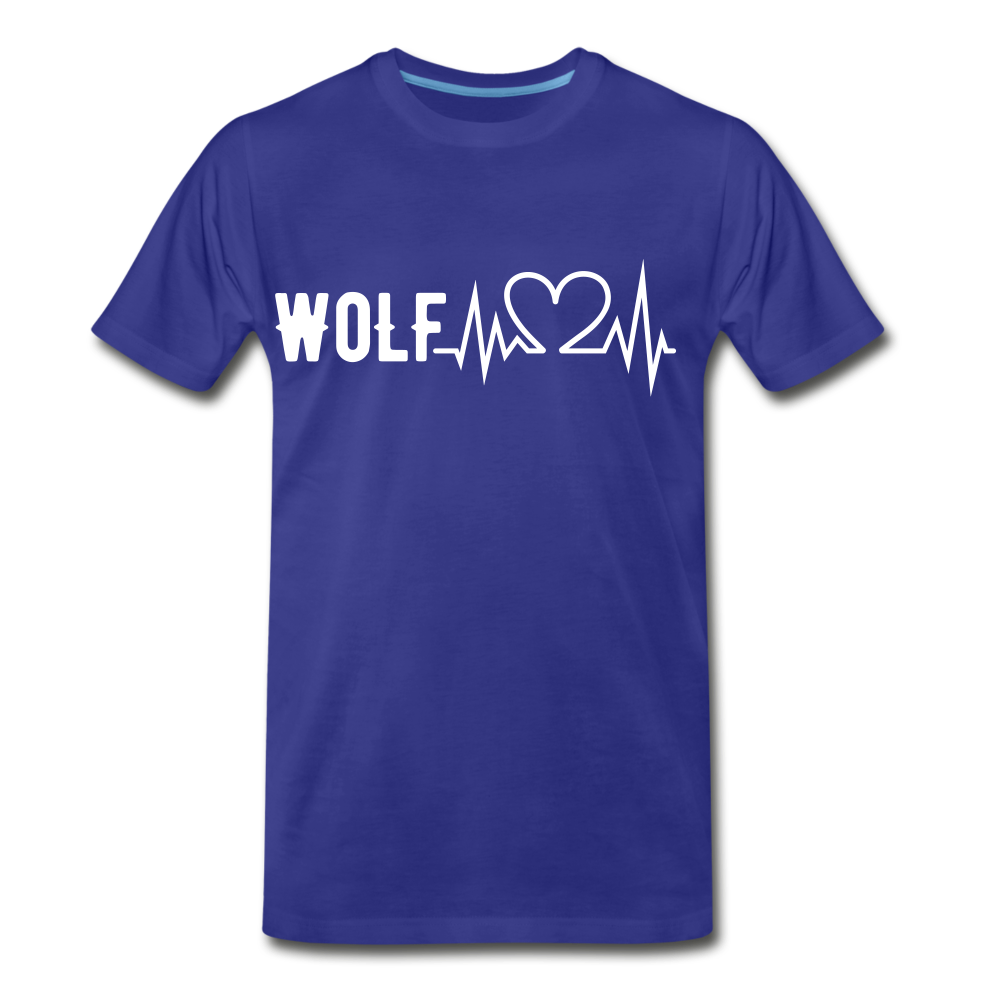 "WoLF Life Line Shirt" - royal blue