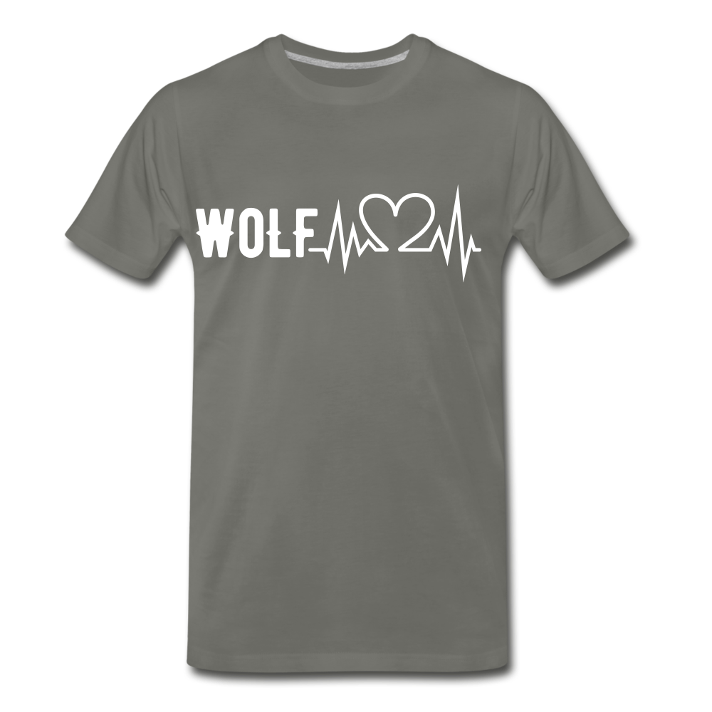 "WoLF Life Line Shirt" - asphalt gray