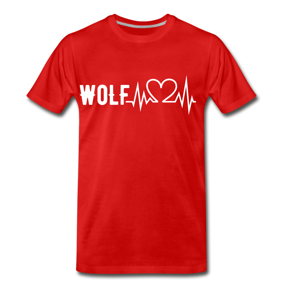 "WoLF Life Line Shirt" - red