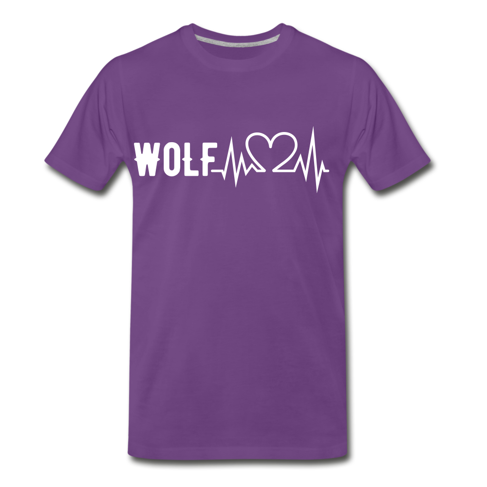 "WoLF Life Line Shirt" - purple