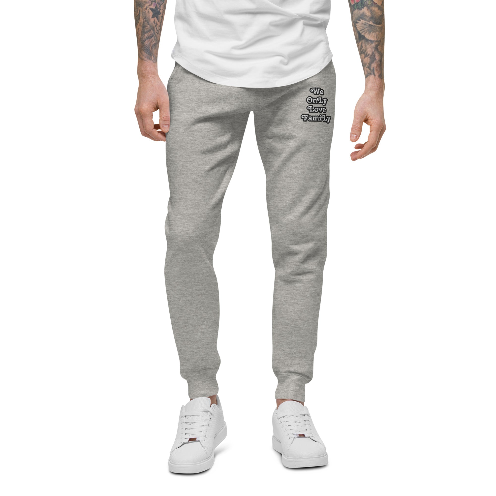 Unisex fleece "Love Way" sweatpants