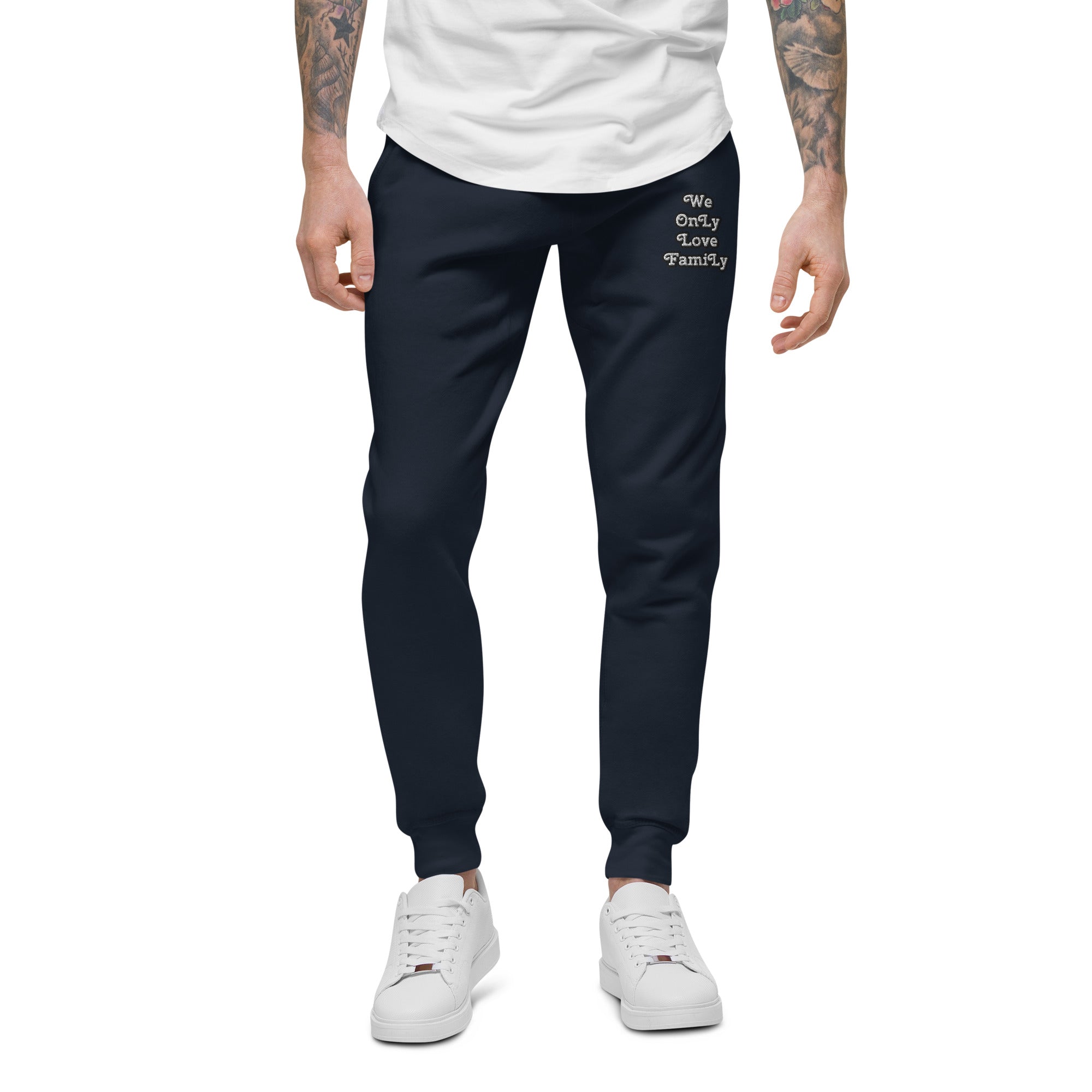 Unisex fleece "Love Way" sweatpants